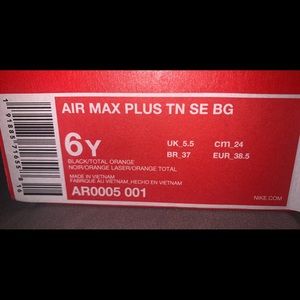 AIR MAX PLUS TN SE BG